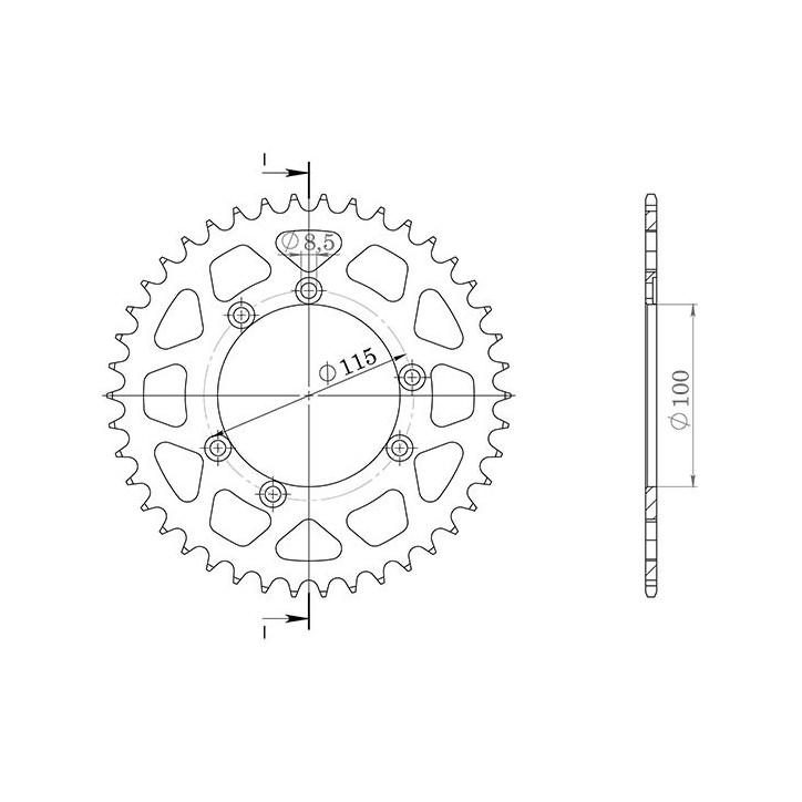 SGR CORONA S AL P520-D41 PARA GAS GAS CONTACTO JTX 270 97-99