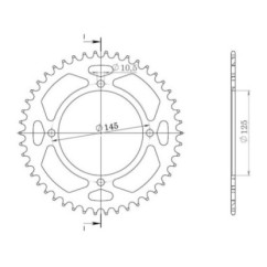 SGR CORONA S AL P520-D42 YAMAHA YFZ BANSHEE 350 87 88