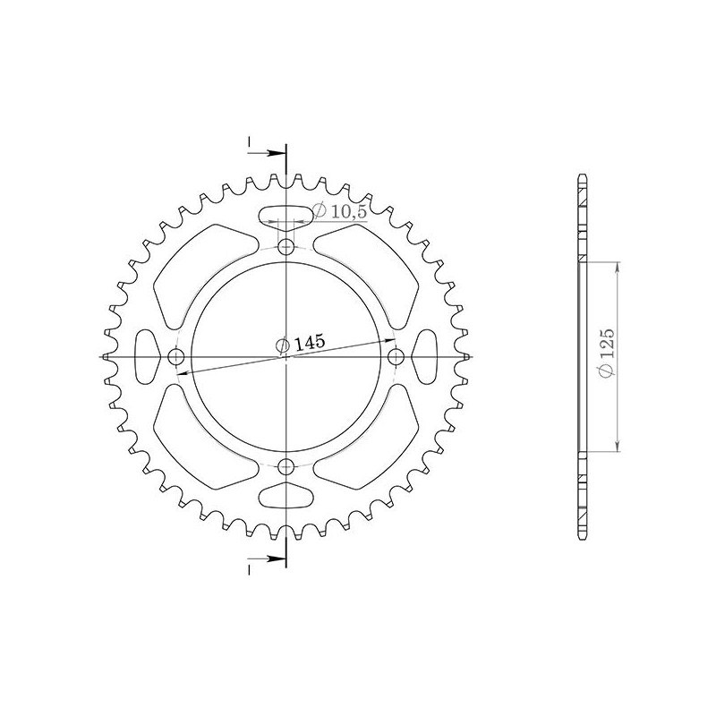 SGR CORONA S AL P520-D42 YAMAHA YFZ BANSHEE 350 87 88