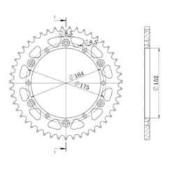 SGR CORONA S AL P520-D44 YAMAHA TT R 250 99-07