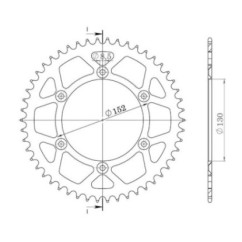 SGR COURONNE S AL P520-D46 APRILIA SXV 450 06-13