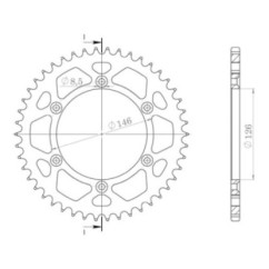 SGR CORONA S AL P520-D47 KAWASAKI KLX R 400 03 07