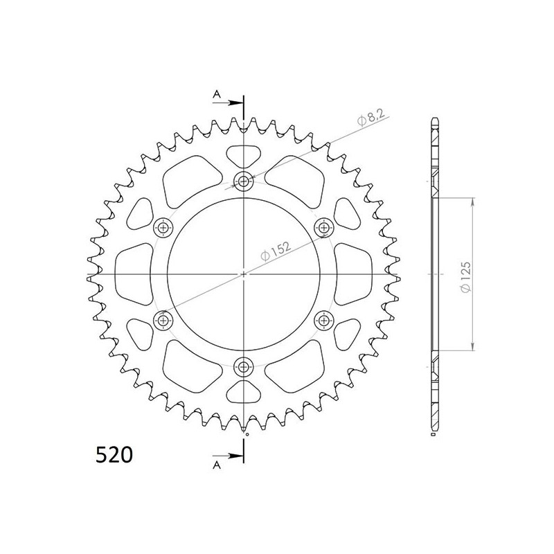 SGR COURONNE S AL P520-D48 BETA RR ENDURO 2T 300 18 21