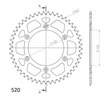 SGR COURONNE S AL P520-D48 BETA RR ENDURO 2T 300 18 21