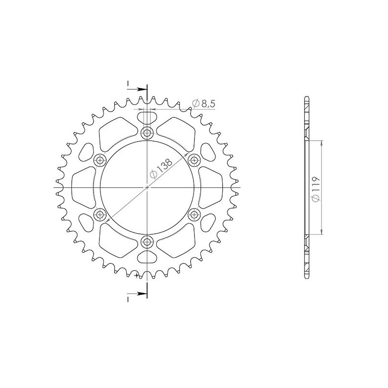 SGR COURONNE S AL P520-D48 HUSABERG FE 501 96 99