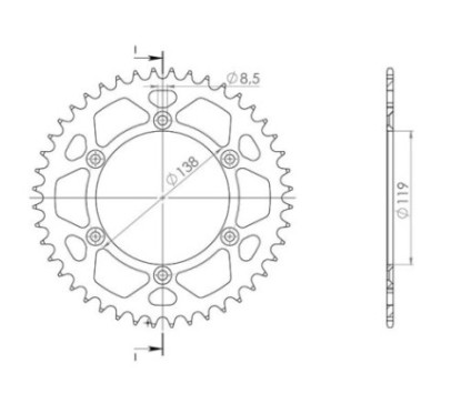 SGR COURONNE S AL P520-D48 HUSABERG FE 501 96 99