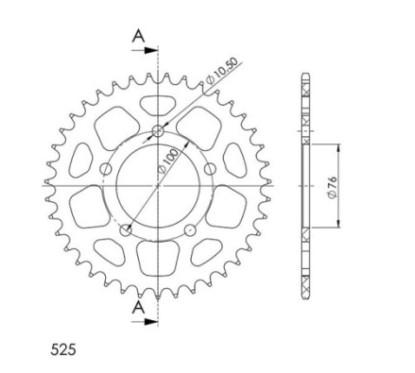 SGR CROWN S AL P525-D36 BENELLI TNT 1130 04 06