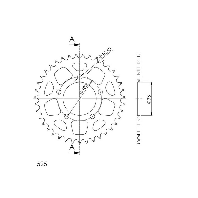 SGR CROWN S AL P525-D36 BENELLI TRE K 1130 11 12