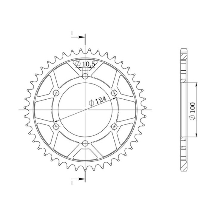 SGR CORONA S AL P525-D37 PARA BENELLI TRE K AMAZONAS 1130 07/11