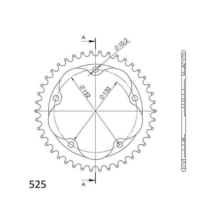 SGR CROWN S AL P525-D40 FOR MV AGUSTA BRUTALE 920 2012