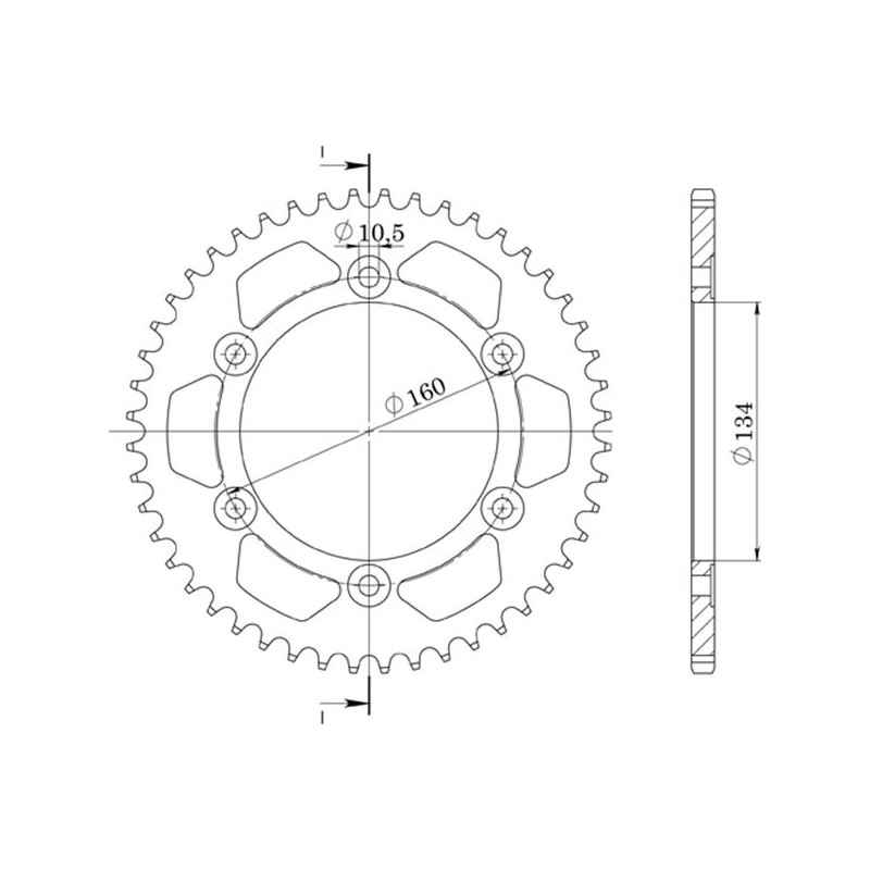 SGR COURONNE S AL P525-D42 HONDA CBR RR 600 03 06