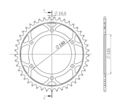 SGR CORONA S AL P525-D42 KTM ADVENTURE 990 06-12