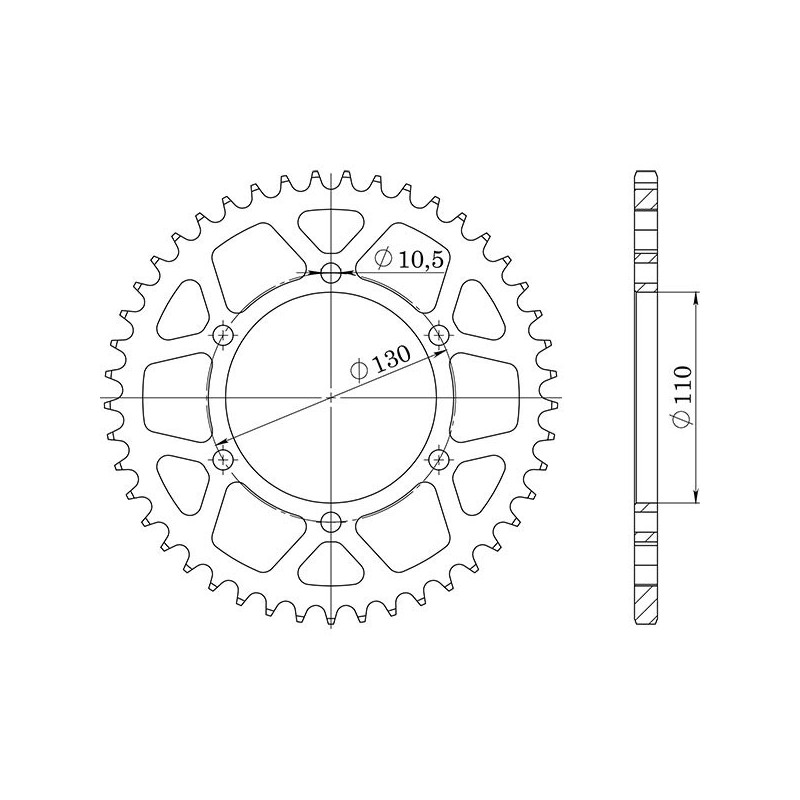 SGR CORONA S AL P525-D47 SUZUKI GSX-8S 23-24