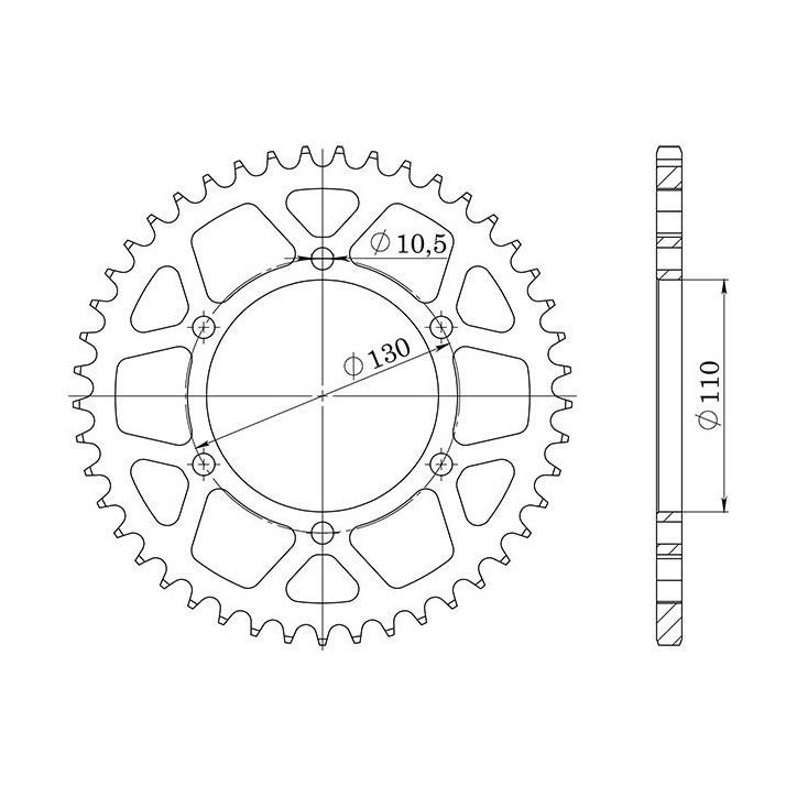 SGR CORONA S AL P525-D47 PARA SUZUKI GSX-8S 23-24