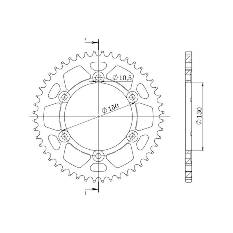 SGR COURONNE S AL P530-D39 YAMAHA FJ 1200 ABS 91 92