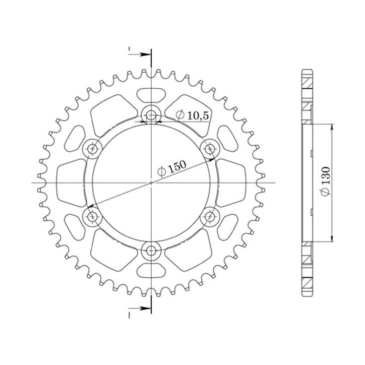 SGR CORONA S AL P530-D39 PARA YAMAHA FJ 1200/ABS 91/92