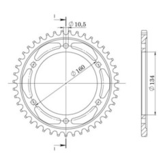 SGR CORONA S AL P530-D40 HONDA CBR RR FIREBLADE 1000 04 05