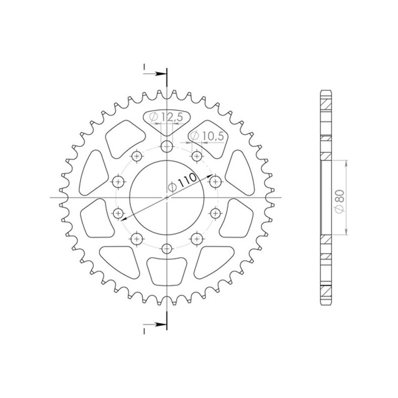 SGR CORONA S AL P530-D41 HONDA CB 1300 98-00