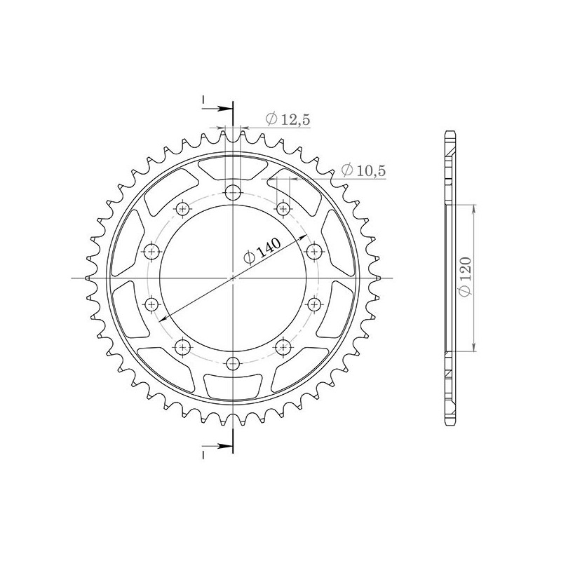 SGR CORONA S AL P530-D41 SUZUKI GSX 1400 01-06