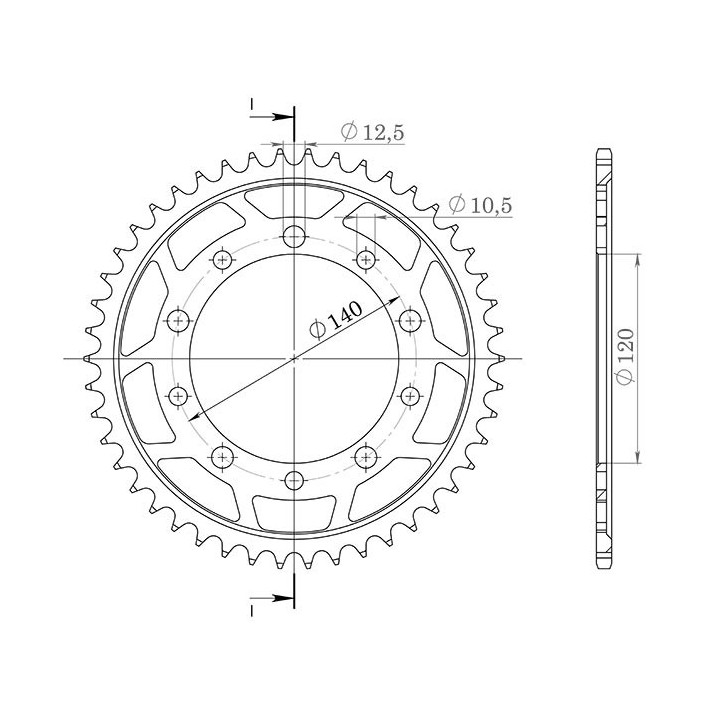 SGR CORONA S AL P530-D41 PARA SUZUKI GSX 1400 01-06