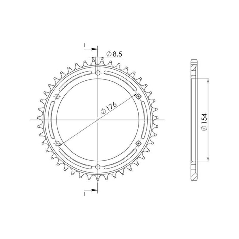 SGR COURONNE S AL P530-D43 HONDA VFR FI 800 98 01