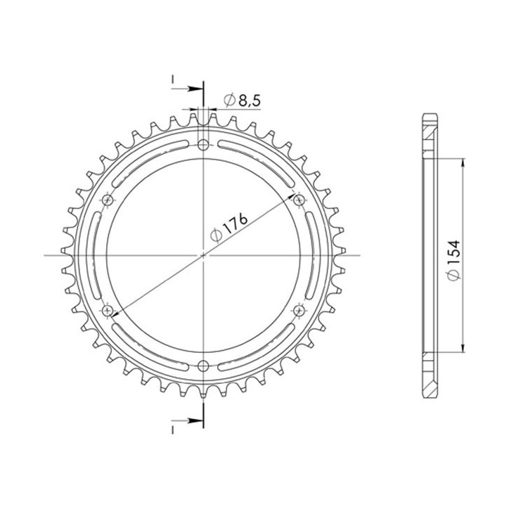 SGR CORONA S AL P530-D43 PARA HONDA VFR FI 800 98/01