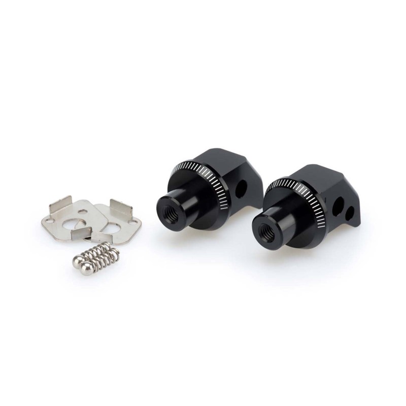 PUIG ADAPTADORES REPOSAPIES PASAJERO FIJO TRIUMPH TIGER 800 XC 11-14 NEGRO