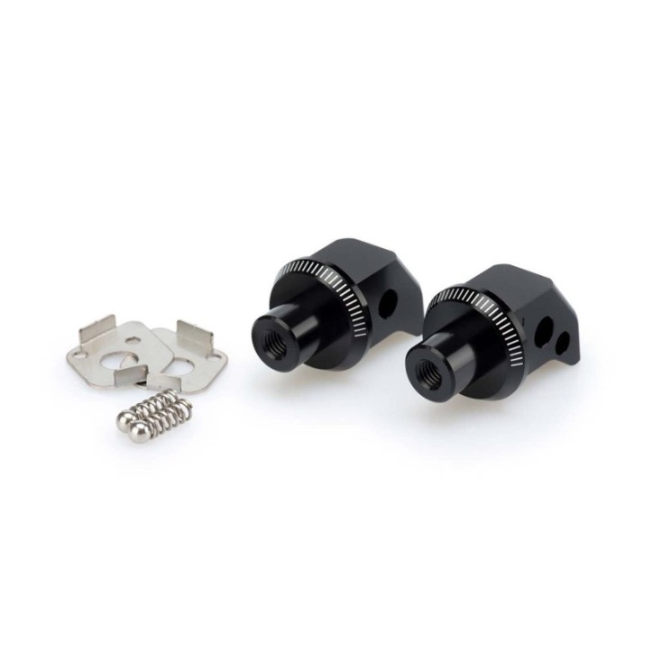 PUIG ADAPTADORES REPOSAPIES PASAJERO FIJO PARA TRIUMPH TIGER 800/XC 11-14 NEGRO