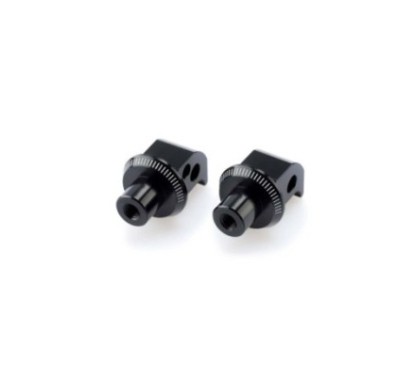 PUIG FOOTPEG ADAPTERS FIXED PASSENGER YAMAHA FZ1 FAZER 06-15 BLACK