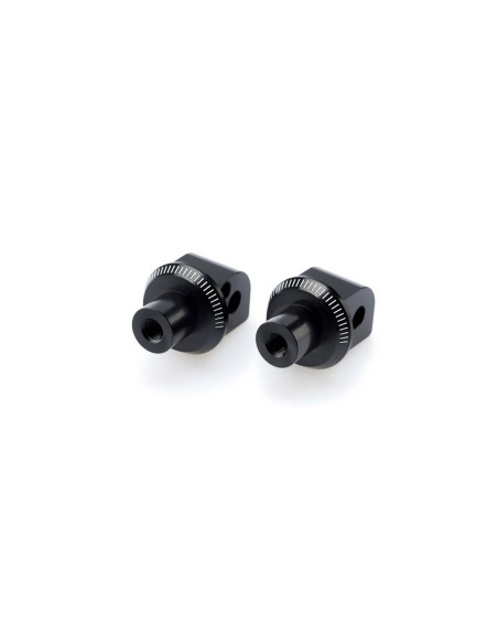 puig fixed passenger pegs adapters for yamaha t max 500 08 11 black