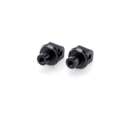 PUIG FOOTPEG ADAPTERS FIXED PASSENGER YAMAHA T-MAX 500 08-11 BLACK