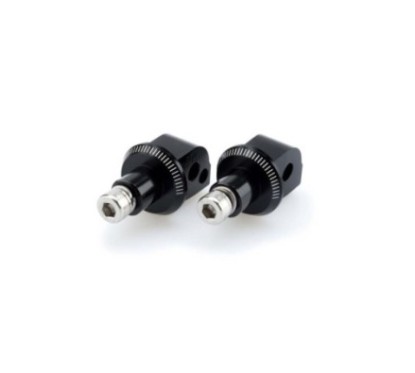 ADAPTATEURS PUIG POGG APRILIA RSV4 FACTORY 21-24 FIXATIONS PASSAGER NOIRES