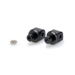 PUIG POGG ADAPTERS KTM 390 DUKE 17-23 BLACK PASSENGER FIXTURES