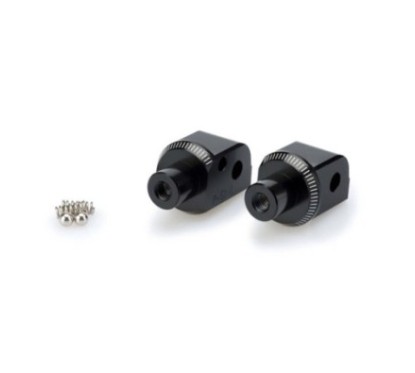 PUIG POGG ADAPTERS KTM 390 DUKE 17-23 BLACK PASSENGER FIXTURES