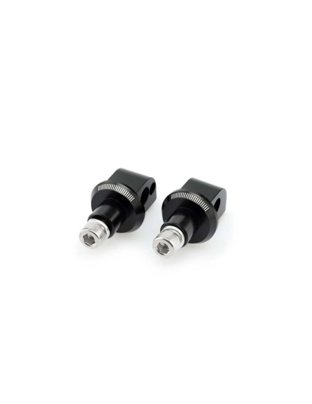 puig fixed passenger pegs adapters for honda vfr1200f 10 16 black