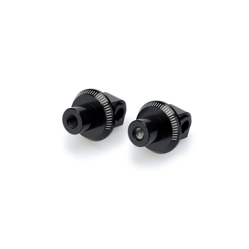 PUIG FOOTPEG ADAPTERS PASSENGER FIXTURES SUZUKI GSX-R250 17-19 BLACK