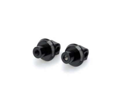 PUIG FOOTPEG ADAPTERS PASSENGER FIXTURES SUZUKI GSX-R250 17-19 BLACK