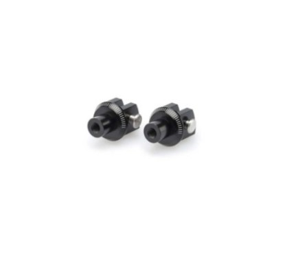 PUIG FOOTPEG ADAPTERS FIXED DRIVER YAMAHA FZS1000 FAZER 01-05 BLACK