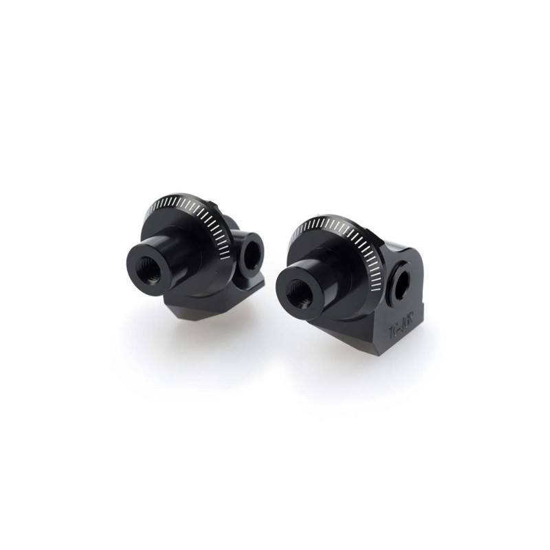 PUIG FOOTPEG ADAPTERS FIXED DRIVER BMW R1200GS ADVENTURE 06-16 BLACK