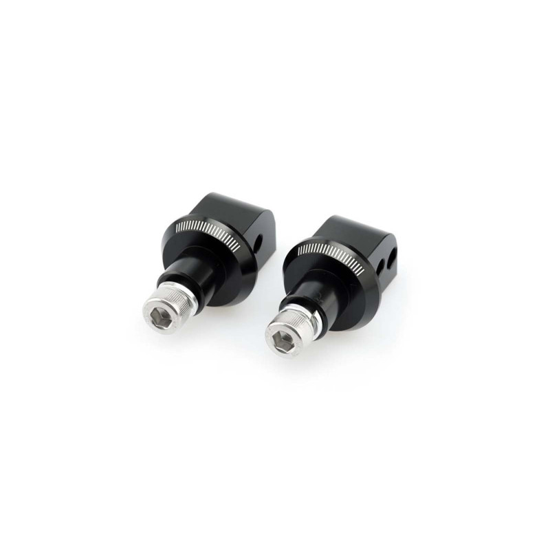 puig fixed passenger pegs adapters for honda crossrunner 11 14 black