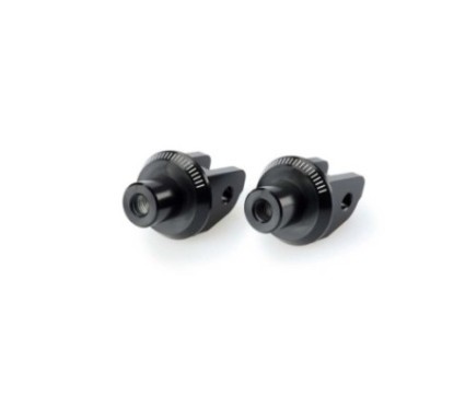 PUIG FOOTPEG ADAPTERS FIXED PASSENGER DUCATI MONSTER 1200 R 16-20 BLACK