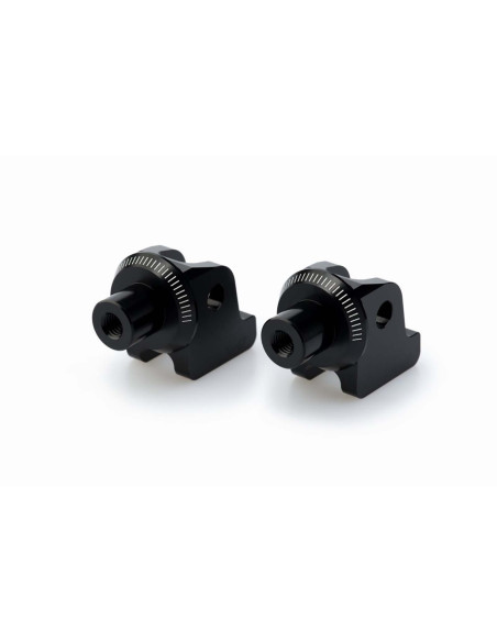 Adaptadores Puig para piloto fijo Pegg Triumph Tiger 900 GT 20 25 negro