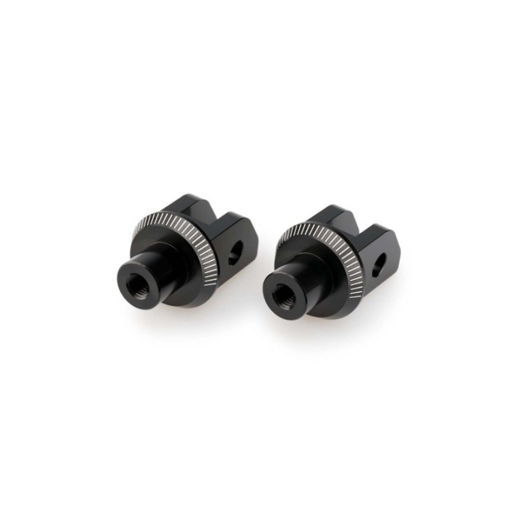 PUIG FOOTPEGS ADAPTERS FIXED DRIVER FOR HARLEY D. SPORTSTER S RH1250S 21-24 BLACK