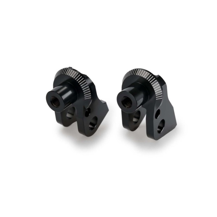 PUIG FOOTPEGS FIXED DRIVER ADAPTERS FOR HONDA NT1100 22-24 BLACK