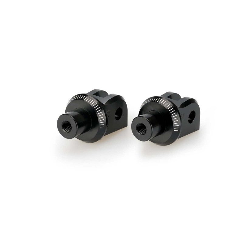 Adaptadores Puig para manillar fijo Pegg Indian FTR 1200 R Carbon 23/25 negro