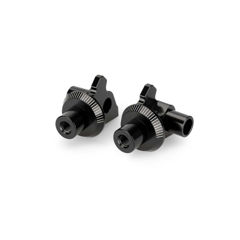 ADAPTATEURS PUIG POGG CONDUCTEUR FIXE APRILIA TUAREG 660 22-24 NOIR