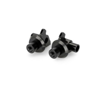 ADAPTATEURS PUIG POGG CONDUCTEUR FIXE APRILIA TUAREG 660 22-24 NOIR