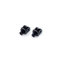 PUIG FOOTPEG ADAPTERS FIXED DRIVER BMW F800 R 09-14 BLACK