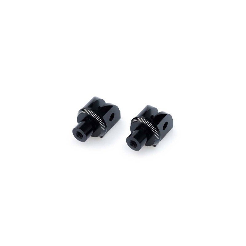 PUIG FOOTPEG ADAPTERS FIXED DRIVER BMW F800 R 09-14 BLACK