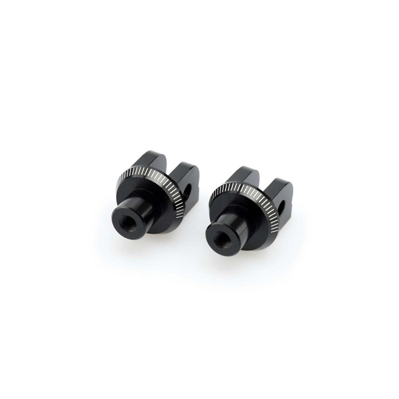 PUIG FOOTPEG ADAPTERS FIXED DRIVER HONDA CROSSRUNNER 11-14 BLACK